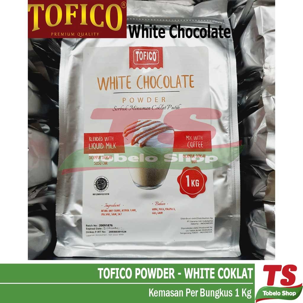 

TOFICO WHITE CHOCOLATE POWDER / TOFICO POWDER WHITE CHOCOLATE / BUBUK MINUMAN WHITE CHOCOLATE / TOFICO POWDER COKLAT PUTIH / TOFICO COKLAT PUTIH POWDER