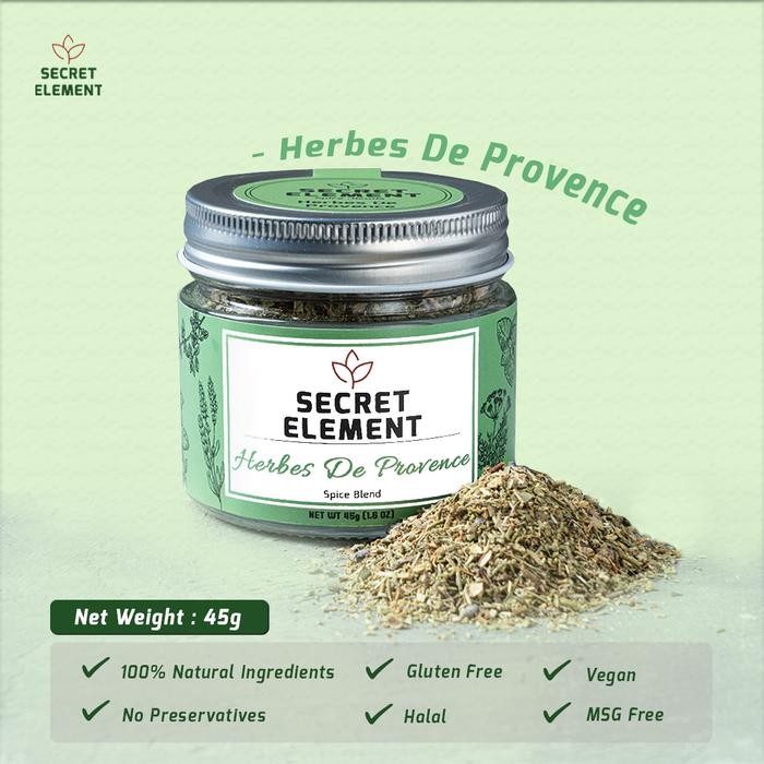

Secret Element - Herbes De Provence Blend - Mediterania Series- Bumbu Perancis