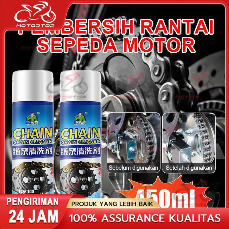 Pilihan Pembalap Profeional Chain Lube Peluma Rantai Contact Cleaner Anti Arat Pemberih Rantai Motor