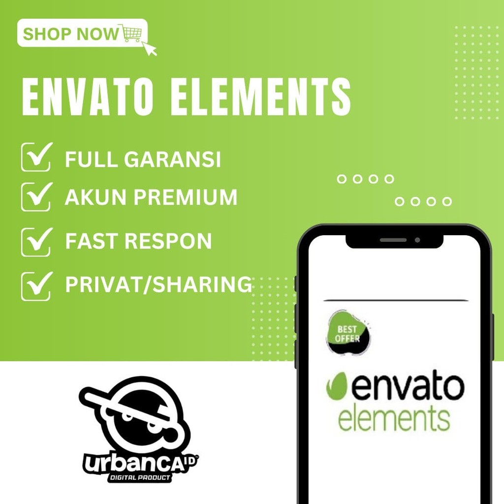Akun Envato Elements | Envato 1 Tahun | Envato Murah | Envato Tanpa Vpn Bergaransi