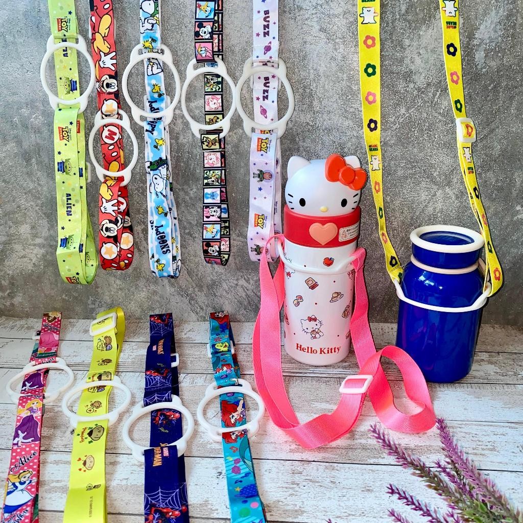 Tali Botol Minum Gantungan Selempang Anak dan Dewasa / Gantungan Botol Strap Lanyard / Tali Botol Ka