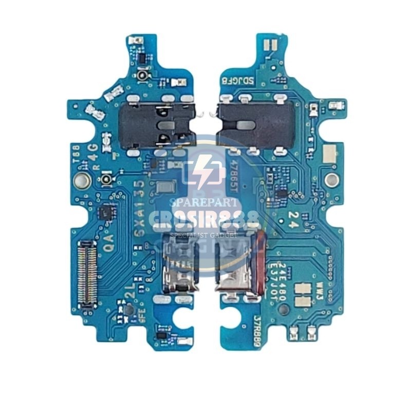 Original ada ic - FLEXIBLE KONEKTOR CHARGER / PAPAN CON CAS FOR SAMSUNG A13 4G A135F ORIGINAL