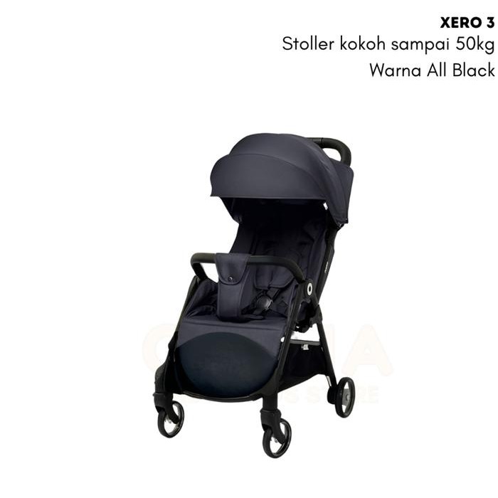 Xero Stroller Auto Fold / Kereta Dorong Xero - XERO3 All Black