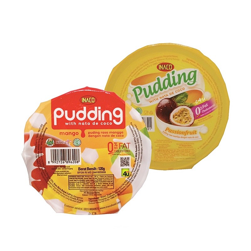

INACO - PUDDING with Nata de Coco - 120gr