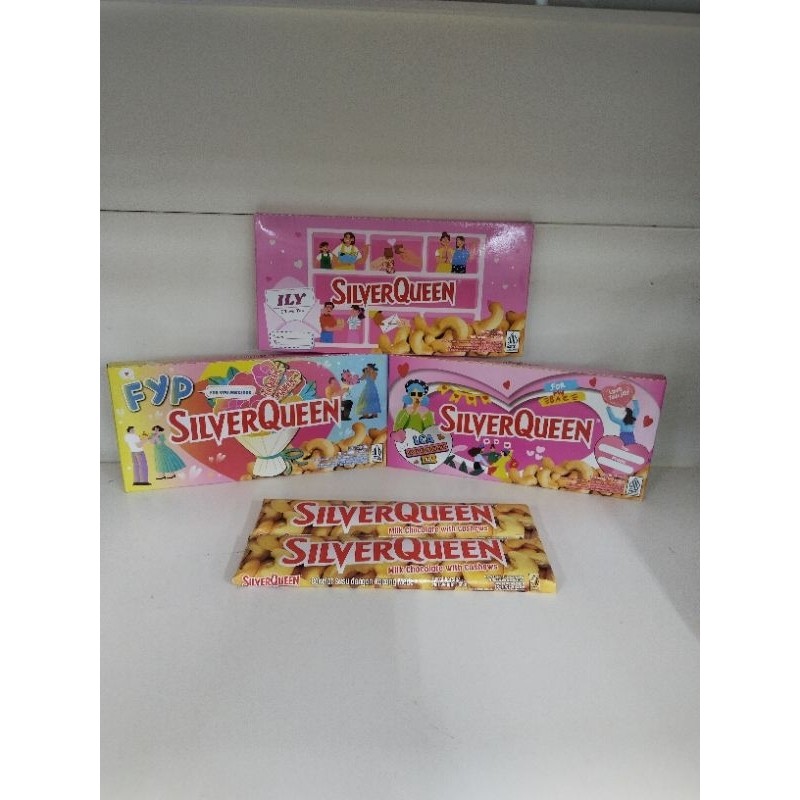 

silverqueen 55gr beli 1 gratis 1 (kemasan khusus) hadiahdalam kemasan