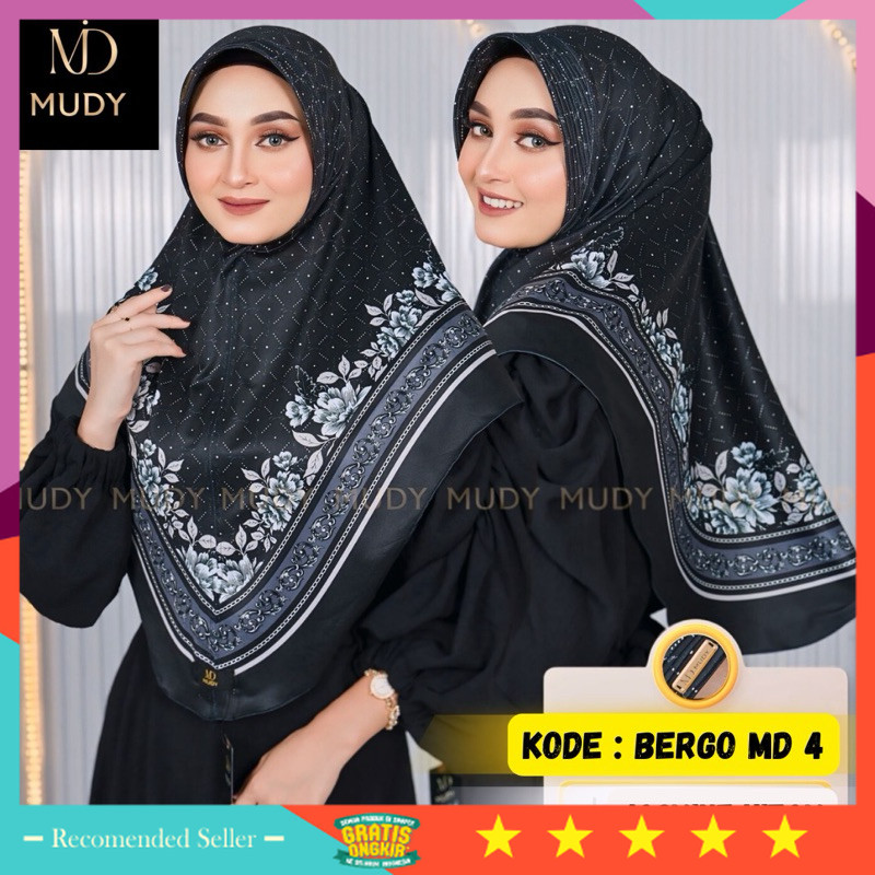 HIjab Murah Wanita Idul Fitri Kekinian Model Keren / Jilbab Instan Daily Hijab Bergo Motif Jasmine S
