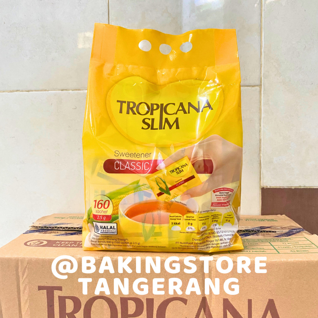 

Sweetener Classic Tropicana Slim 160 Sch X 2,5 Gr