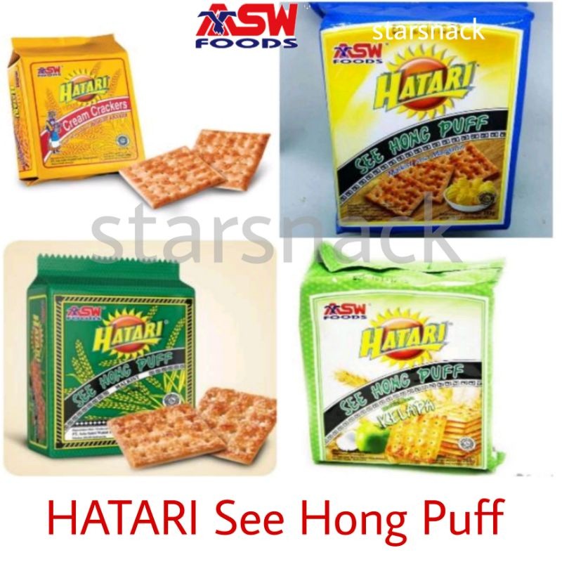 

ASW Hatari See Hong Puff manis/kelapa/mentega/cream 245gr