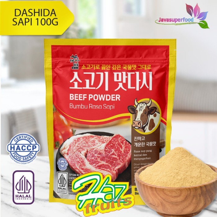 

Dashida Rasa Sapi | Sogogi Dashida Soup Stock | Bubuk Sapi | Bumbu Sapi 100 Gram