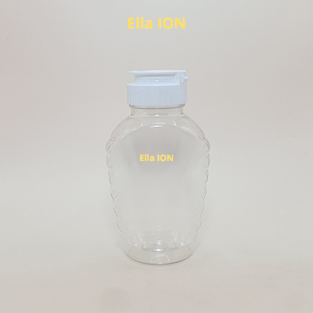 Botol Madu TJ Lengkung 220 ml Tutup Fliptop / Botol Madu 220ml / Botol Plastik Madu