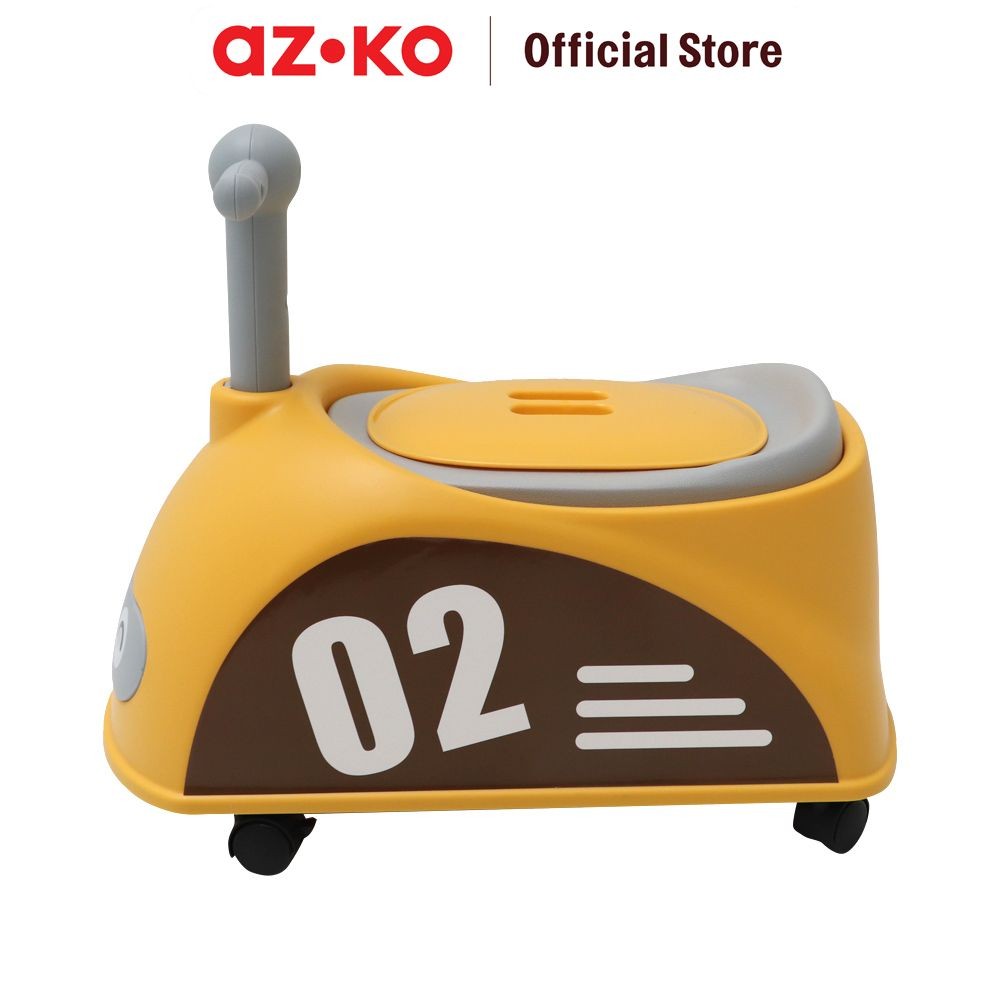AZKO Fosa Potty Seat Anak New Car - Kuning Baby Toilet Dudukan Wc Anak Perlengkapan Toilet Training