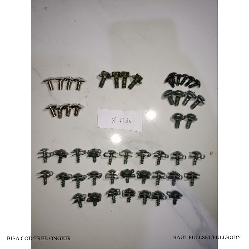 Baut X ride Baut Yamaha Baut Scrup full body Baut Motor Terlengkap