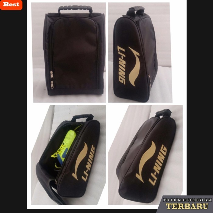 rekomendasi sepatu olahraga brand lokal Tas sepatu lining, olahraga badminton LINING