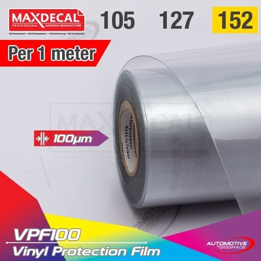 [152CM] MAXDECAL VPF100 CLEAR HD Laminasi Dingin HIGH GLOSS - MATTE/DOFF