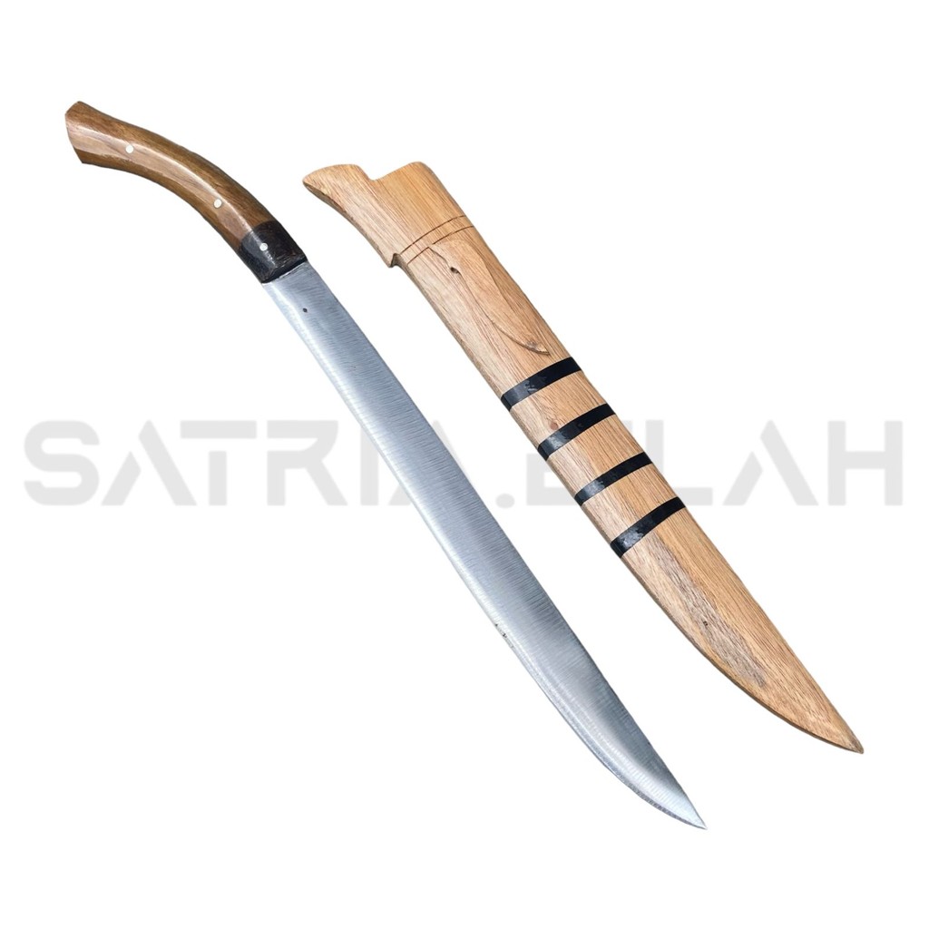SATRIABILAH - Golok Sembelih Hewan Fulltang Baja Asli Super Tajam