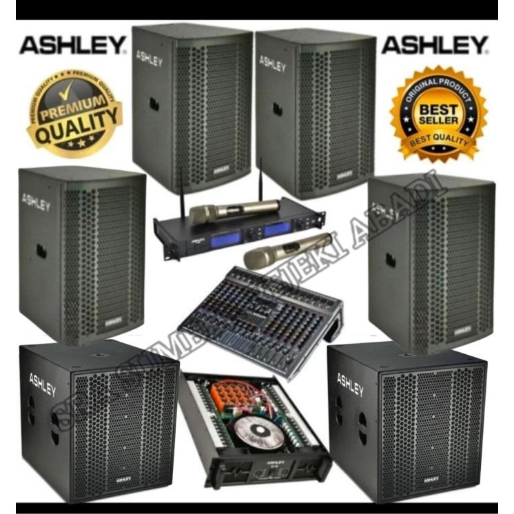 DISTRIBUTOR Paket Sound Karaoke Speaker Pasif ASHLEY 12 Inch + Subwoofer Pasif ASHLEY 15 Inch Origin