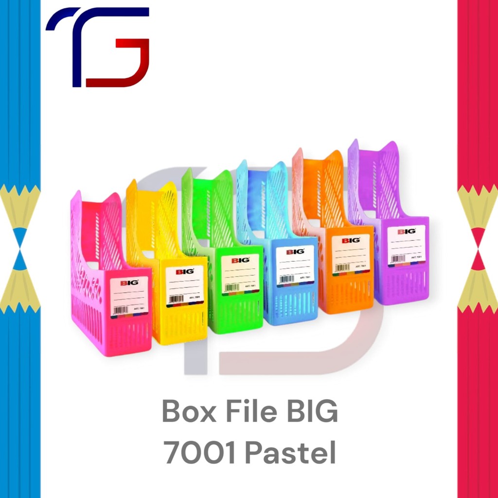 

BIG Box File 7001 Warna Pastel Bahan Tebal Berkualitas