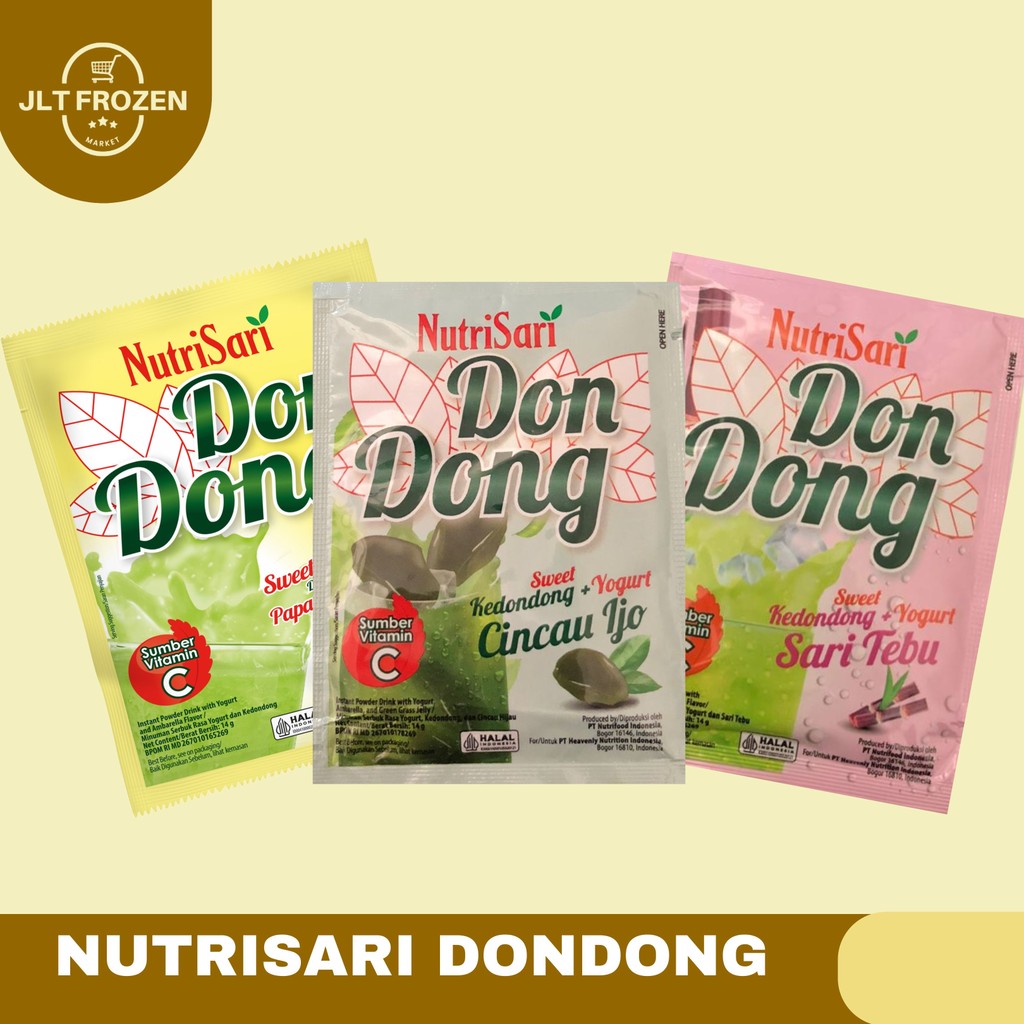 

Nutrisari Dondong Minuman Serbuk Sweet Kedondong - Sari Tebu - Cincau Ijo 1Rcg 10pc