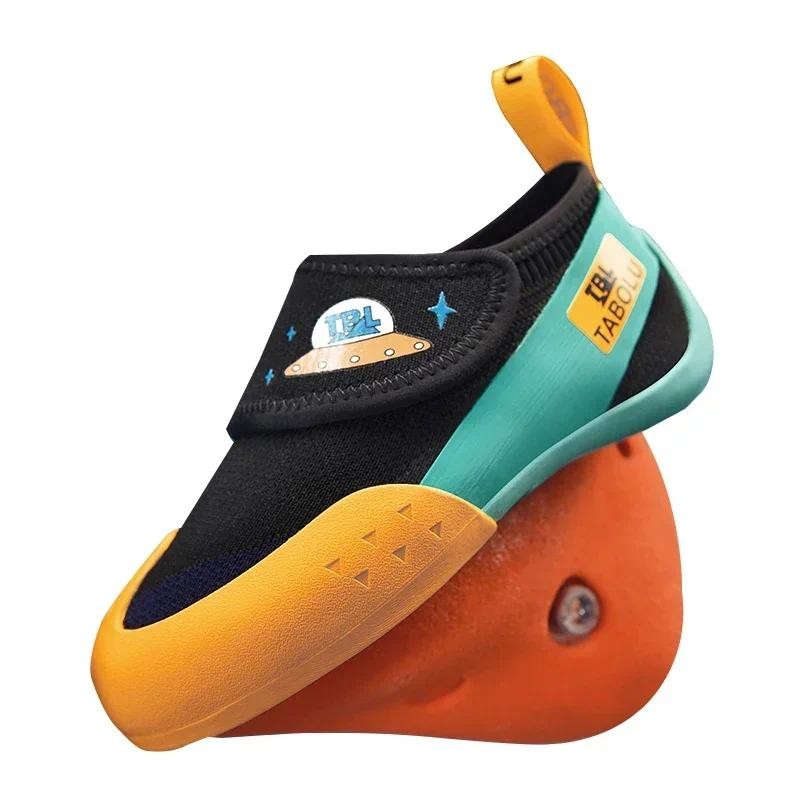 sepatu naik gunung Rock Climbing Shoes Children Indoor Climbing Shoes Boys Girls Outdoor Beginners P