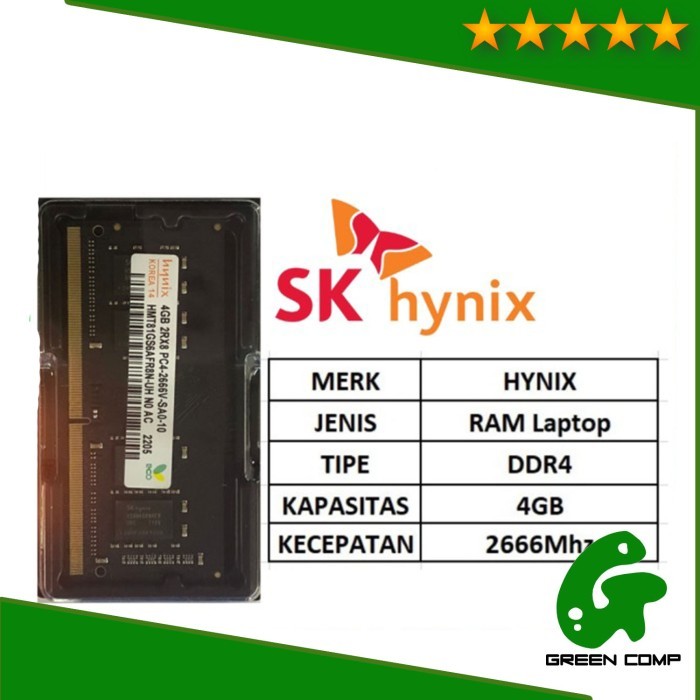 RAM Hynix Sodimm 4GB DDR4 PC2666