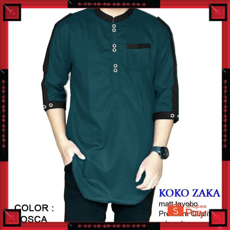 [PREMIUM ORIGINAL] CTN Baju muslim Koko ZAKA Best Seller