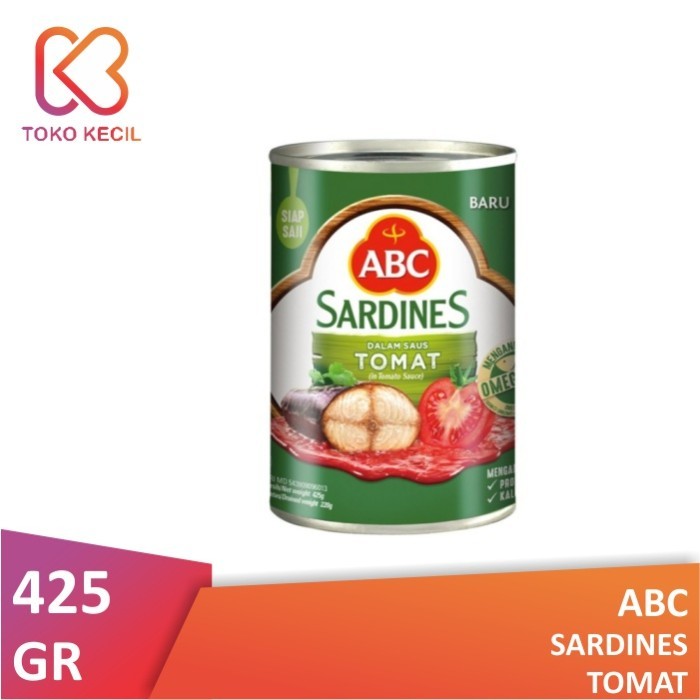 

ABC Sardines Kaleng Tomat 425gr