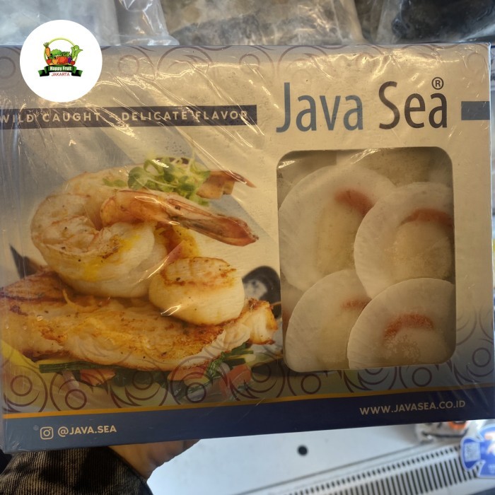 

Java sea scallop | kerang scallop box original 300 gr