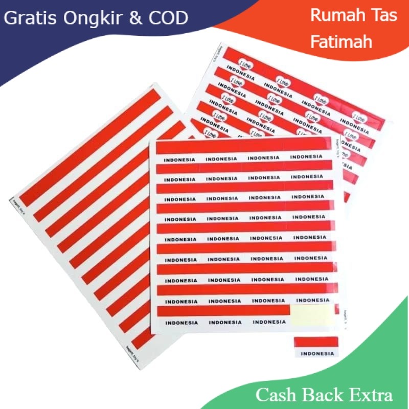 

Promo ISI 32 PCS STIKER PIPI MERAH PUTIH 1 LEMBAR / STIKER BENDERA MERAH PUTIH MURAH By Rumah Tas Fatimah