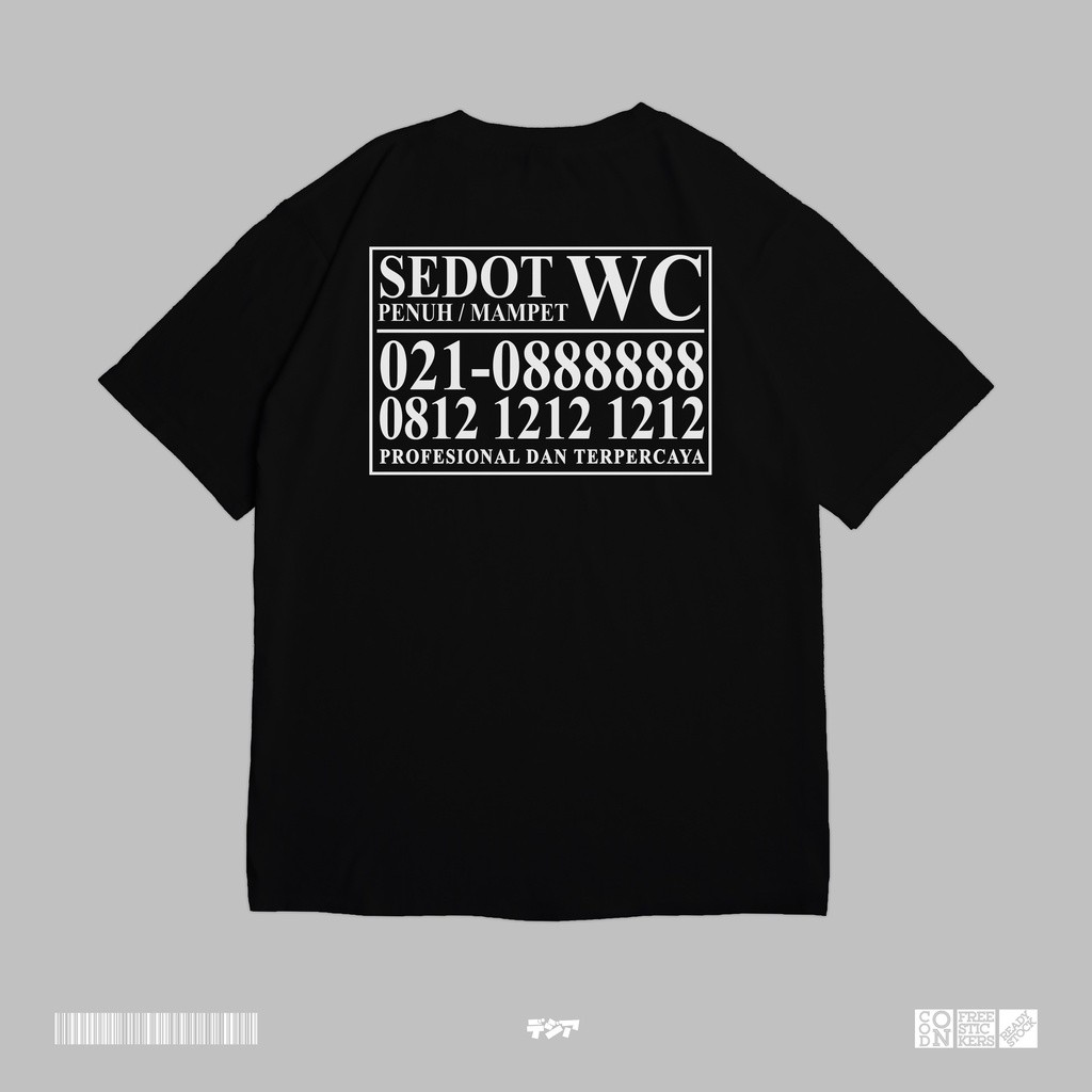Jasa Sedot WC Jadul Vintage Kaos Meme Baju Shitpost