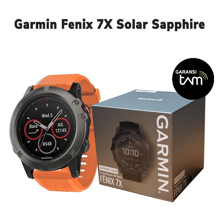 Garmin Fenix 7X Solar Sapphire