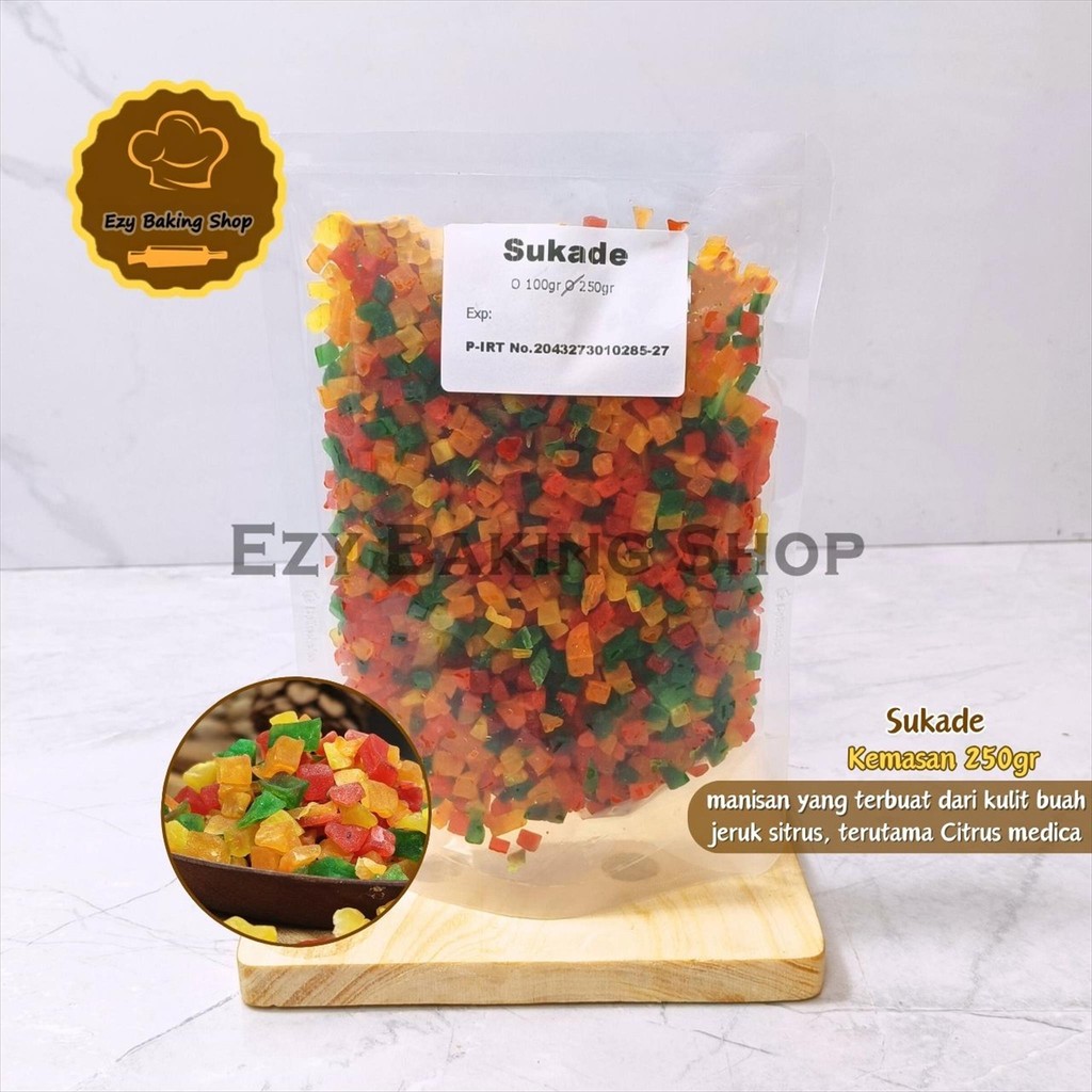 

Sukade 250gr - Manisan buah kering campur 4 warna