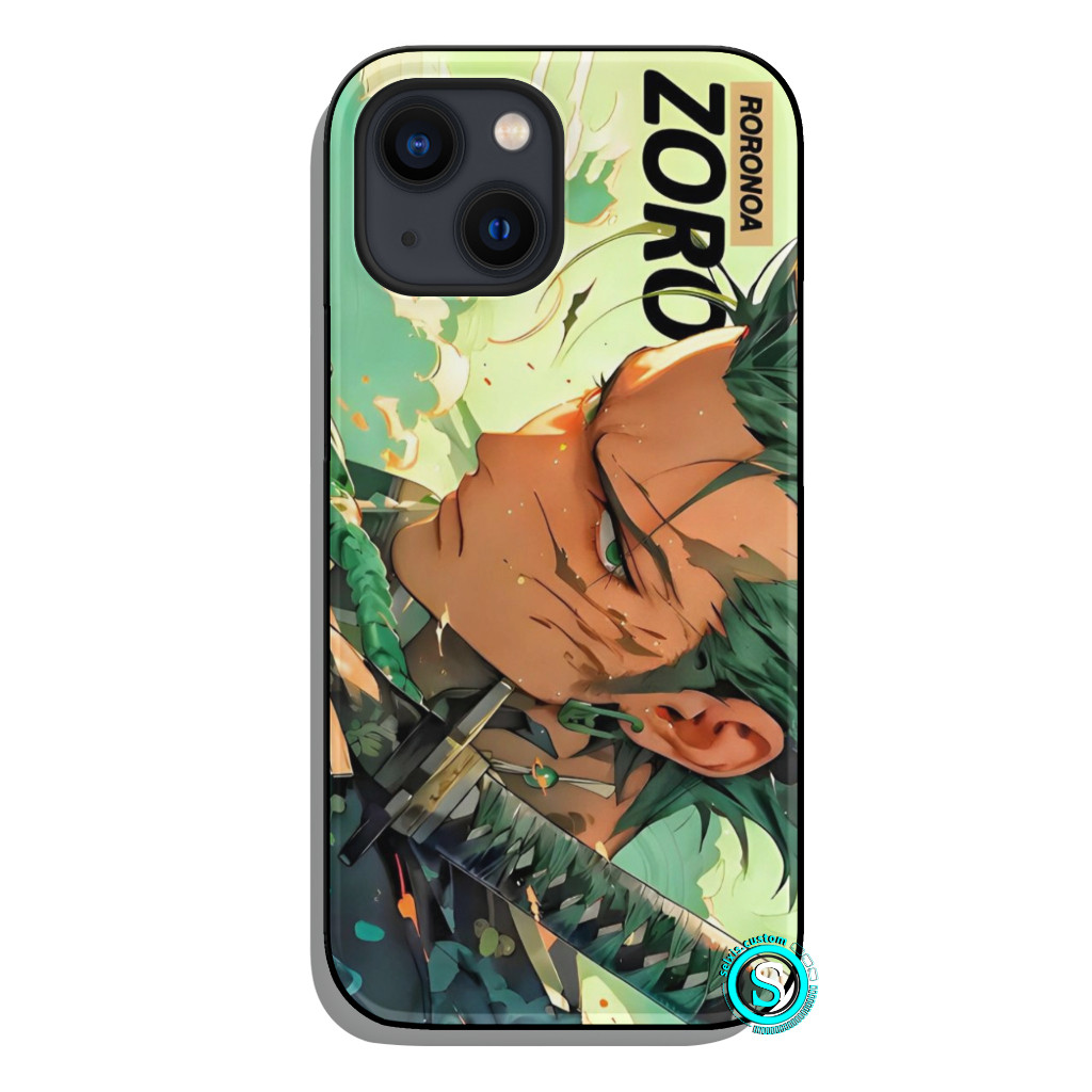 Premium Case Anime One Piece Roronoa Zoro For Android Iphone