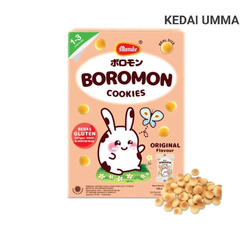 Boromon Cookies Snack 1 tahun+ 120gr / Monde Cookies Boromon