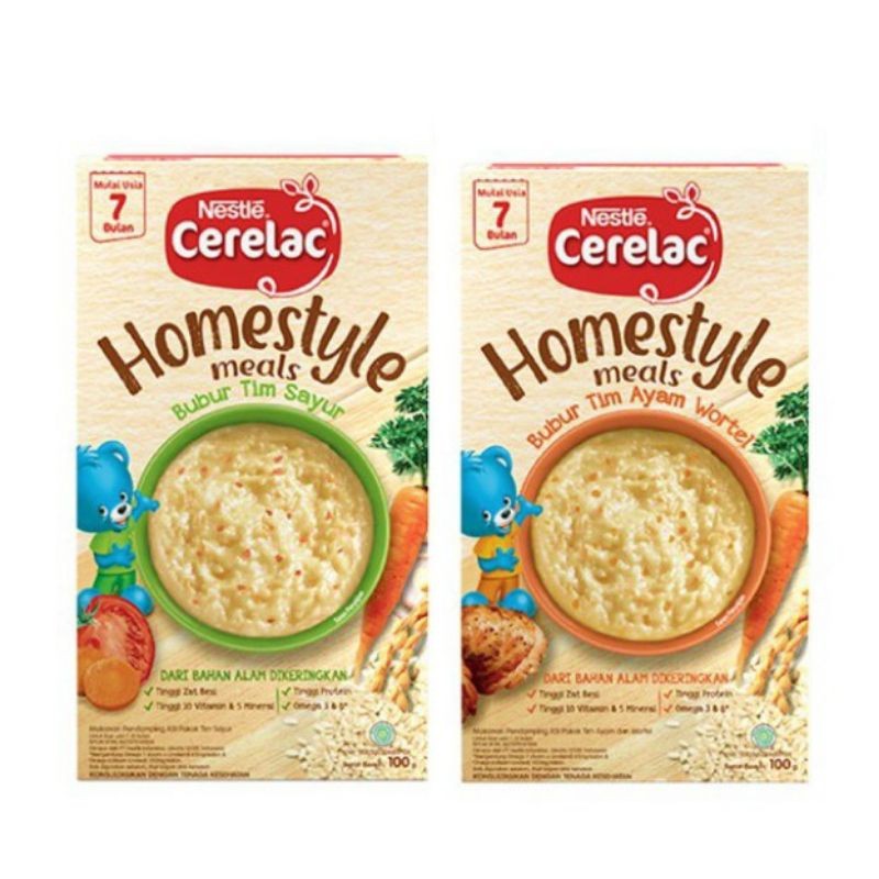 CERELAC HOMESTYLE MEALS 7+ TIM Ayam Wortel