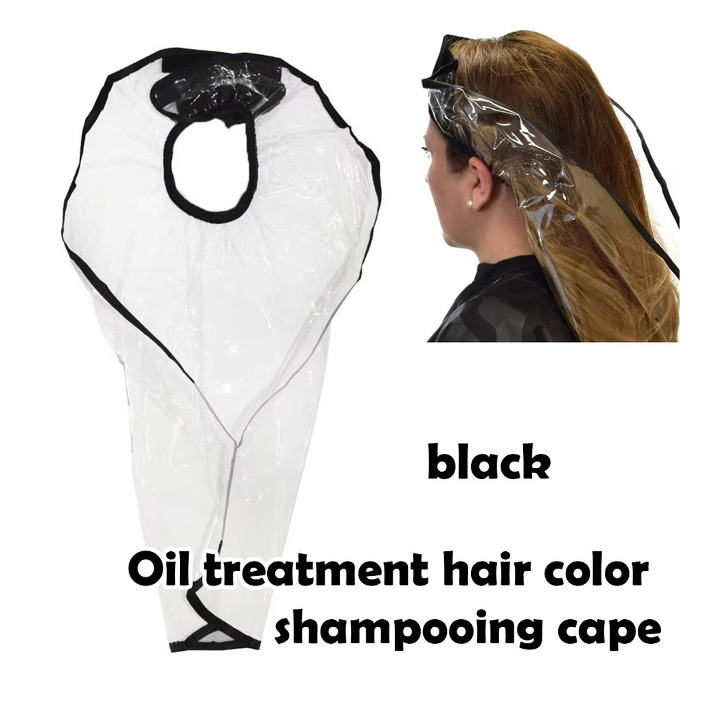 Portable kip cat rambut salon Alat cuci Rambut kain klip potong Kain Cape Cat Waterproof Barbershop 