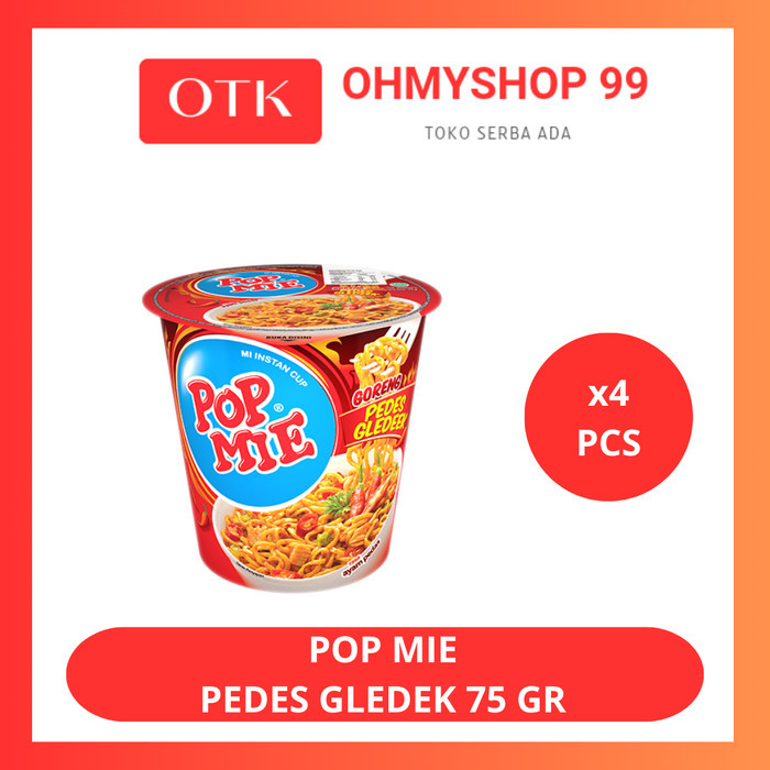 

Pop Mie Pedes Gledek 4x75gr