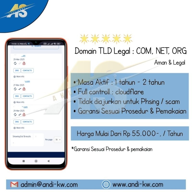 Domain Legal Murah TLD