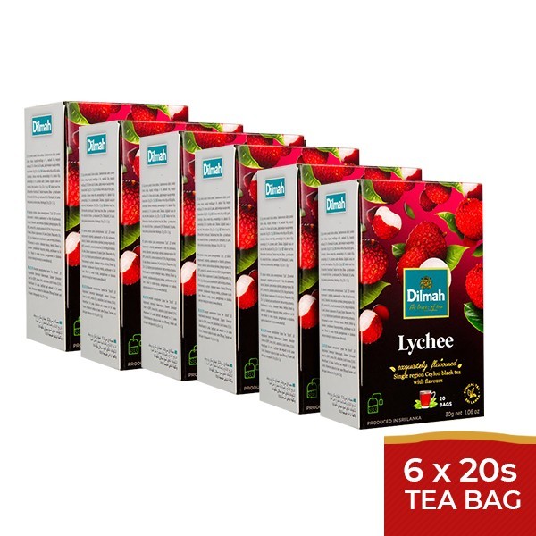 

Dilmah Lychee Tea 20s Tag Tbag - Teh Celup