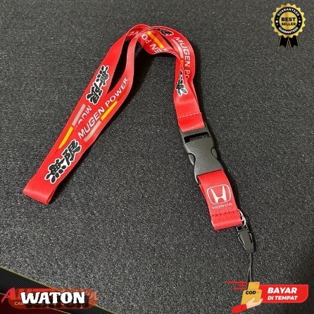 

(AUD) Lanyard JDM Racing Part Name Tag Tali Gantungan HP Kunci Kartu Ganting Leher - 45. NOS