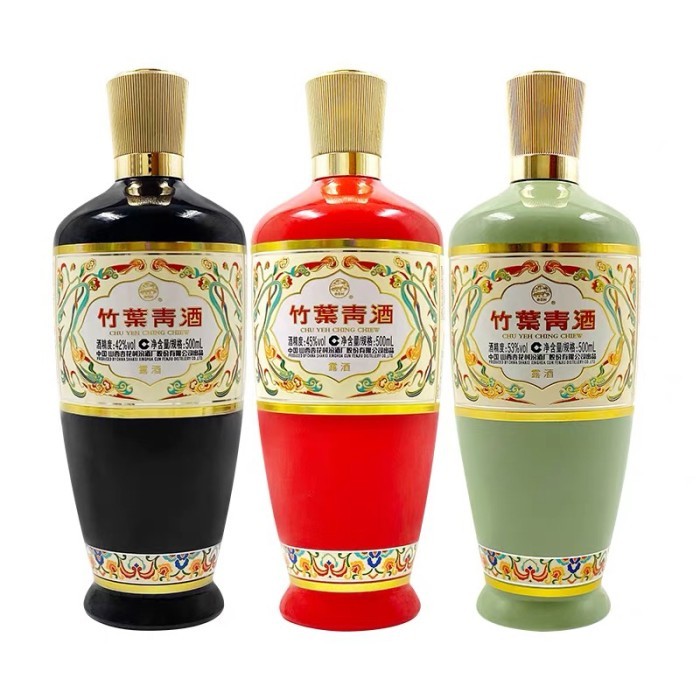 

Shan Xi zhu ye qing jiu FEN JIU 山西竹叶青 Zhu ye Ching Chew - GREEN 53%