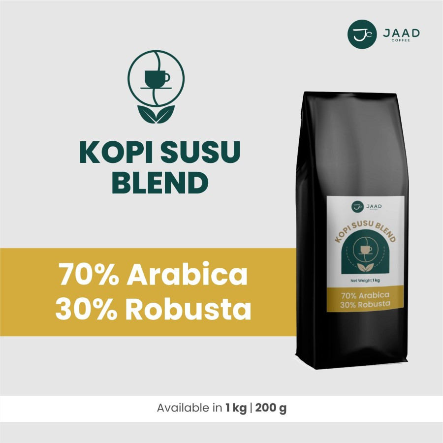

70% Arabica 30% Robusta 200gram - Kopi Susu Blend by Jaad Coffee