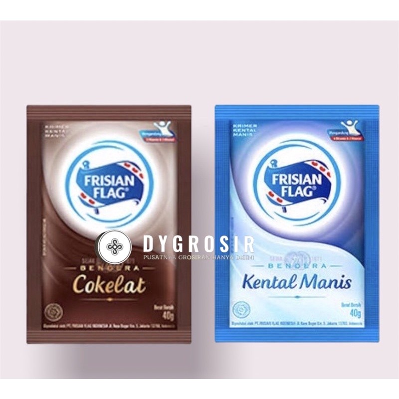 

FRISIAN FLAG SUSU KENTAL MANIS PUTIH DAN COKELAT 40gr GOBEDSNACK