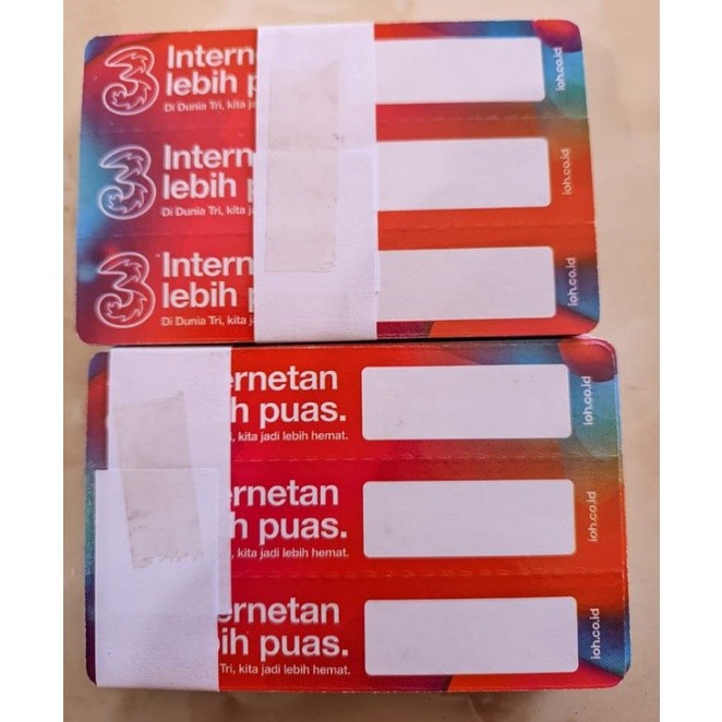 Voucher Kosong Bahan 3 Tri Nasional