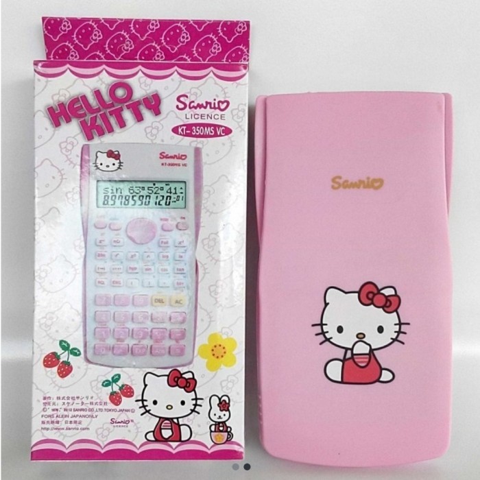 

HELLO KITTY KALKULATOR ILMIAH SEKOLAH & KULIAH / CALCULATOR SCIENTIFIC