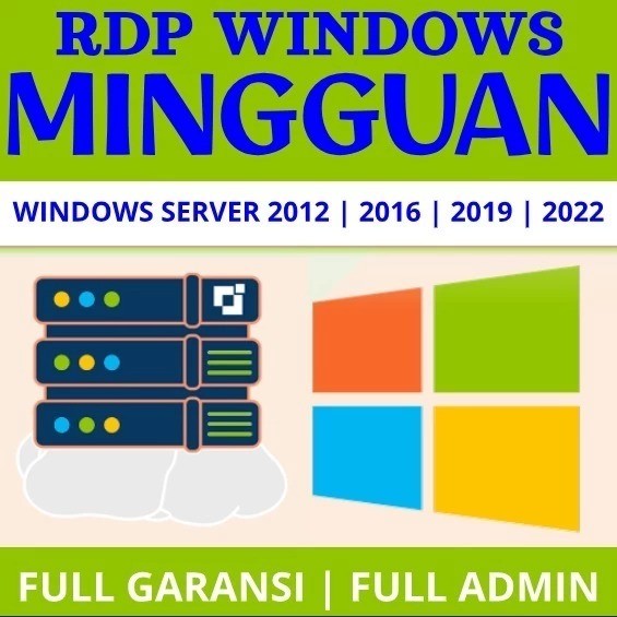RDP Windows MINGGUAN FULL GARANSI