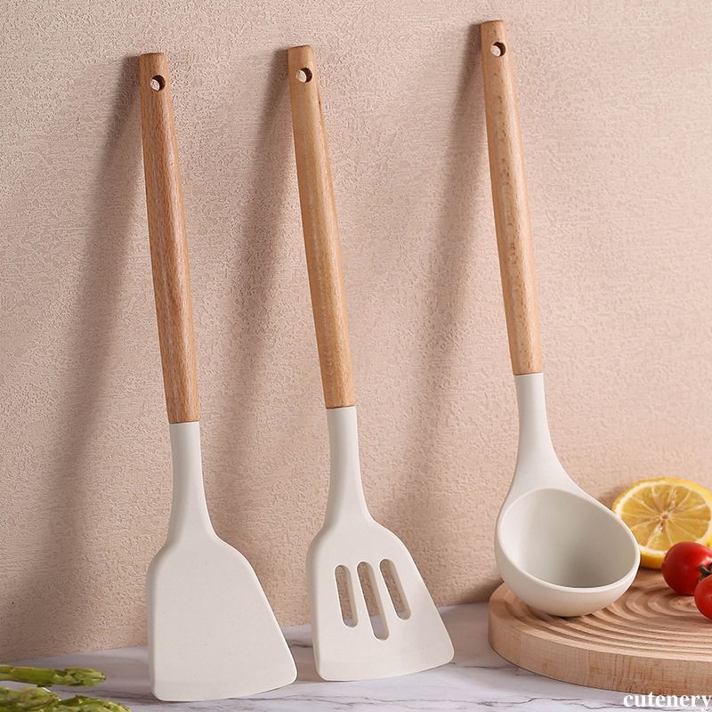 

Spatula Silicone Utensil Satuan | Peralatan Masak Goreng Tumis Rebus | Sutil Spatula Sendok cutenery