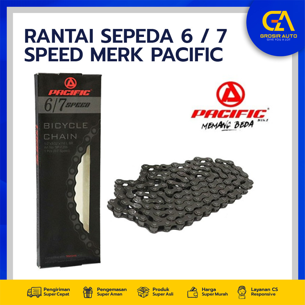 Rante Sepeda Pacific 6 7 Speed / Rantai Sepeda 6 7 Speed PACIFIC Universal