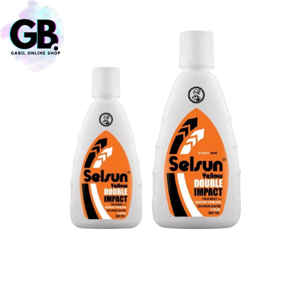 Selsun Yellow Double Impact -  Shampoo Perawatan Anti Ketombe Tingkat Berat Haircare Sampo