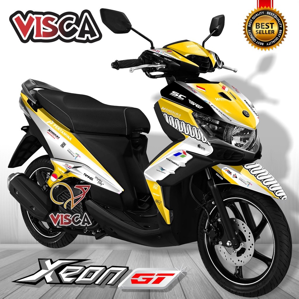 Decal Xeon GT 125 Full Body Stiker Xeon GT 125 Full Body Striping Xeon GT 125 Full Body Decal Hologr