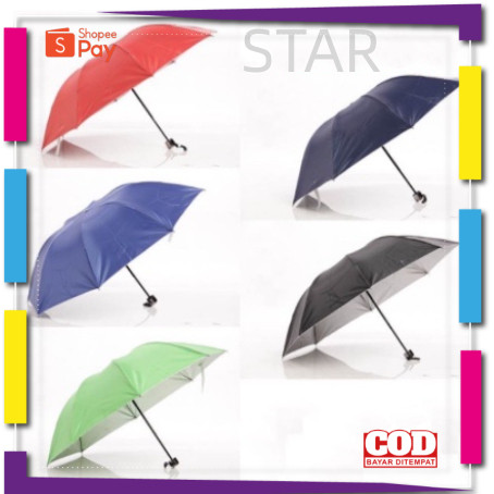 [PREMIUM ORIGINAL] PAYUNG LIPAT POLOS / PAYUNG LIPAT 2 WARNA / PAYUNG LIPAT PRAKTIS / PAYUNG PANAS /